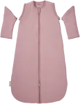 Meyco Baby Studio Classic pa&scaron;iltintas miegmai&scaron;is su nusegamomis rankovėmis, 2.5 TOG, Violetinė Rožinė