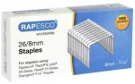 Rapesco S11880Z3, segtukų paketas, 8 mm, 5000 segtukų, cinkuotas plienas, sidabrinė, 210 g