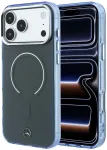 Mercedes Benz PC/TPU dviejų sluoksnių MagSafe dėklas iPhone 18 Pro, antracito/mėlyna