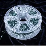 Girlianda &bdquo;Pasaka žalias&ldquo; 13.5m, 600 &Scaron;altai Baltų LED