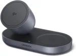 UGREEN magnetinė belaidė įkrovimo stotelė Qi2 15 W, 2 įrenginiams, W701