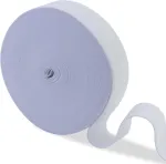 Amandelizabe elastinė juosta, balta, 40 mm pločio, 20 metrų storio, elastinė juosta namų tekstilei, siuvimo reikmenys, elastinė juosta siuvimui, elastinė juosta namų ūkiui, &bdquo;pasidaryk pats&ldquo; amatai
