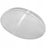 Vevor Ugnies duobės dangtis apvalus 1025x225mm nerūdijančio plieno skirtas malkoms deginti