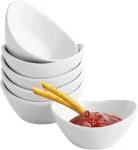 Stoucla padažinės, 6 vnt., 443 ml padažinės, padažinės užkandžiams, padažams, pagardams, ne keraminės (baltos)