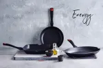 Beka 34 x 23 cm Energy ovali keptuvė žuviai su nepridegančia danga, aliumininė, juoda