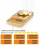 Uniweigh Precision svarstyklės 0.001g/50g, skaitmeninės miligraminės svarstyklės, juvelyrinės svarstyklės, įkraunamos laboratorinės svarstyklės, aukso svarstyklės, mg svarstyklės su 50g kalibravimo svoriu, pincetas, &scaron;epetėlis, svėrimo lėk&scaron;telė, baterijos