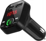 Automagnetola Bluetooth Fm Transmiteris Įkroviklis 2xusb Mp3 Sd Lcd