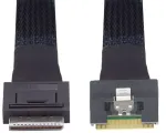Chenyang Sff-8611 8i į Sff-8654 8i 8x Oculink Pcie Pci-express Slimline Ssd duomenų aktyvus kabelis 50 cm
