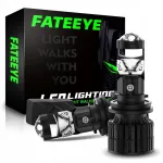 Led lemputės H11 Fateeye Projektorius 100% idealus atjungimas Fisheye lę&scaron;is