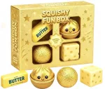 Magy Squishy fun box rinkinys koldūnas sviestas sūris kamuoliukas