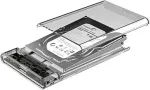 Popesq&reg; #a4737 kietojo disko laikiklis Usb 3.0 Pnp 2.5 Hdd skaidrus plastikas