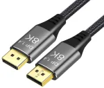 Xiwai Displayport 1.4 8k 60hz kabelis Ultra Hd Uhd 4k 144hz Dp į Dp kabelis 7680x4320 vaizdo kompiuteriui, ne&scaron;iojamam kompiuteriui, televizoriui (5m)
