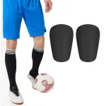 Futbolo blauzdų apsaugos, juodos, 10 x 6 cm, itin mažos blauzdų apsaugos paaugliams ir suaugusiems, apsauginė įranga, mažos blauzdų apsaugos, blauzdų apsaugos futbolui