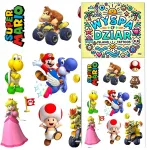 Nuplaunamos tatuiruotės vaikams Super Mario Bros gimtadienio dovana