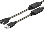 USB kabelis VivoLink USB-A - USB-A 5 m Juodas (PROUSBAAF5)