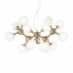 Pakabinamas &scaron;viestuvas Suspended lamp with 15 lights NODI, E14, transparent