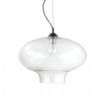 Pakabinamas &scaron;viestuvas Ideal Lux Suspended lamp with 1 light BISTRO', E27, baltas