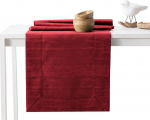 AmeliaHome Staltiesė 40&times;250 cm bordo spalvos AH VESTA