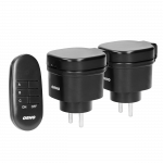 Orno Belaidžių mini lizdų rinkinys valdomas 2+1 nuotolinio valdymo pulteliu, IP44, Schuko versija