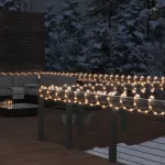 LED juosta su 240 &scaron;iltos baltos spalvos LED, 10m, PVC