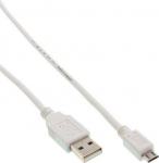 InLine USB laidas USB-A &ndash; microUSB 5 m baltas (31750W)