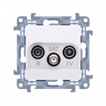 Kontakt Simon GN.ANTEN.R-TV-SAT KOŃCOWE balta SIMON1