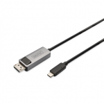 Digitus | Bi-directional Adapteris Cable | DB-300334-020-S | USB-C to DP USB-C | Ekranas Port