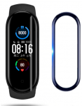 Fusion Accessories Fusion Nano 9H grūdintas stiklas pilnai uždengtas Xiaomi Mi Band 7 juodas
