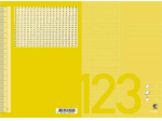 Skaičiavimų knygelė &bdquo;Bantex&ldquo;, A5, langeliais 5 x 8 mm, alyvuogių spalvos, 25 vnt.