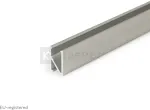 LED juostos profilis HI8 C1, anoduotas aliuminis, 2m