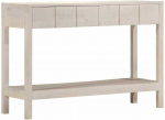 Konsolinis staliukas, baltas, 110x35x75cm, mango masyvas