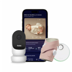 I&scaron;mani kūdikio kojinė &bdquo;Owlet Dream Sock&ldquo;, rusvos spalvos + Owlet Cam 2 mobili auklė
