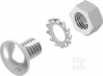 Baks SGM12X30 sraigtas su grybo formos galvute