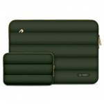 Ne&scaron;iojamo kompiuterio dėklas 15" - 16" Tech-Protect Puffy Army Žalias
