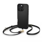 Apple iPhone 16 Pro Spigen Cyrill Kajuk Classic Charm Mag MagSafe dėklas telefonui juodos spalvos