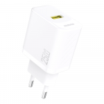 Dudao A27S 25W GaN USB-A įkroviklis – baltos spalvos