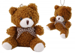 Lean Toys Rudas pliu&scaron;inis me&scaron;kiukas pakabukas, 10 cm