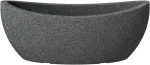 Vazonas Scheurich Juodas-Granit 253/58, plastikinis, &Oslash;580mm
