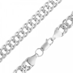Sidabrinė grandinėlė "Rombo" Brasco 57608