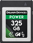 Atminties kortelė &bdquo;Delkin CFexpress G4&ldquo; maitinimo &scaron;altinis I tipo B I R1780/W1700 (G4) 325 GB