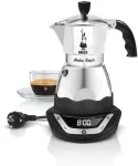 Kavos aparatas Kavavirė elektrinė bialetti moka timer (365 w; spalva sidabrinė)