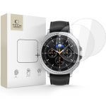 Tech-Protect Glass Fit+ 2-pack apsauginis stiklas skirtas Samsung Galaxy Watch 8 Classic 46 mm - transparent