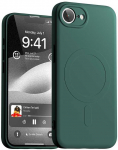 Dėklas Case Mercury Semi-Silicone MagSafe Apple iPhone 16E žalios spalvos