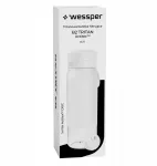 Gertuvė Wessper B2 TRITAN Actitex&trade; filtro butelis 700 ml, baltas (WES273-700-WH_K)