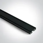 Magnetinis bėgelis FLAT, juodas, 48V, 1m, 43001F/B