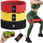 Set of exercise rubber mats - 3 pcs Trizand 25878