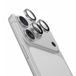 Benks Apsauginis stiklas DR Sapphire Lens Protector on camera skirtas Apple iPhone 17 Pro/17 Pro Max (lens 3 vnt) sidabrinis