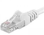 PremiumCord patch kabelis UTP RJ45-RJ45 CAT6 5m baltas