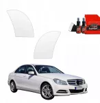 GrizzGlass Apsauginė plėvelė ant sparnų BodyShield, skirta Mercedes Benz C Klasė W204 Sedan Facelifting (2011-2014) [6w1]