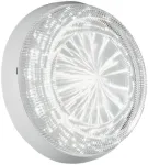30W LED lubinis fasado &scaron;viestuvas CAPRI, baltas, CCT, IP65